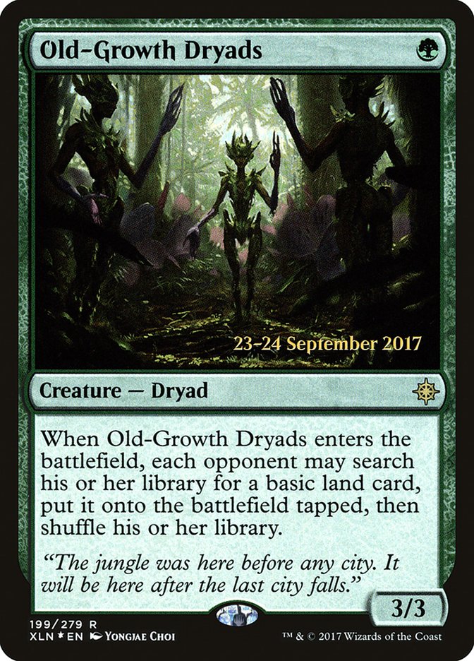 Old-Growth Dryads  [Ixalan Prerelease Promos] | All Aboard Games