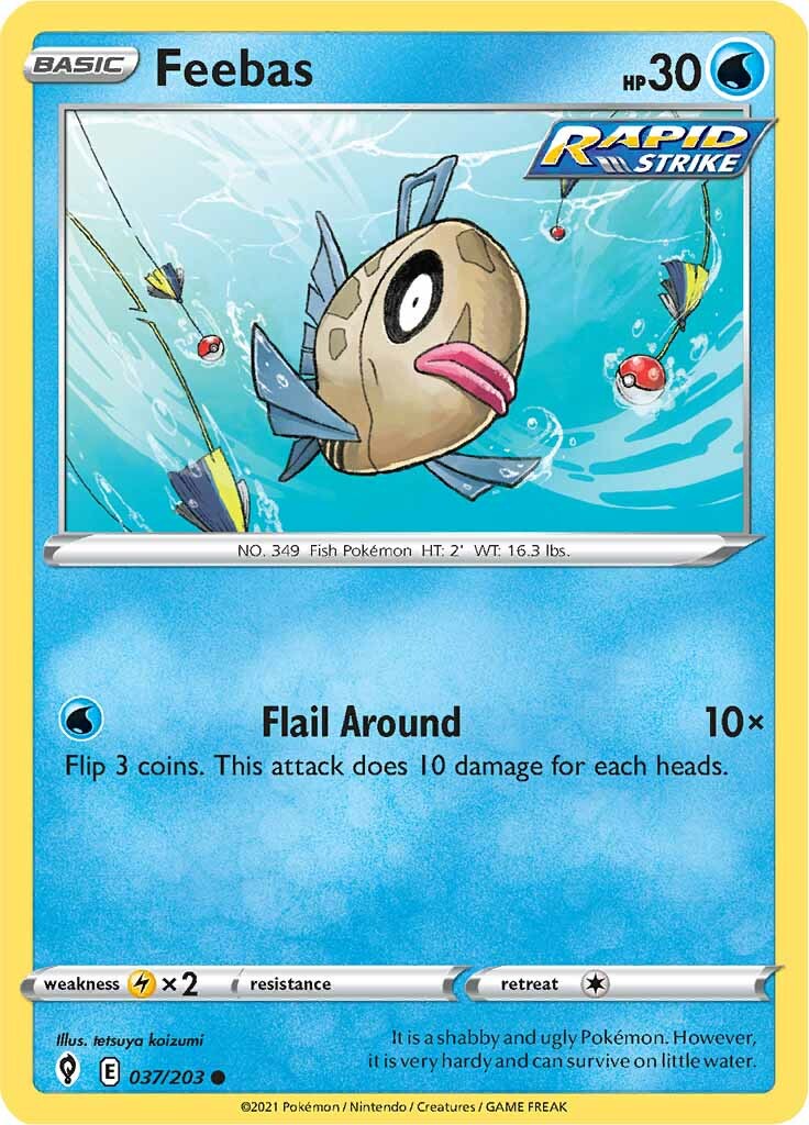 Feebas (037/203) [Sword & Shield: Evolving Skies] | All Aboard Games