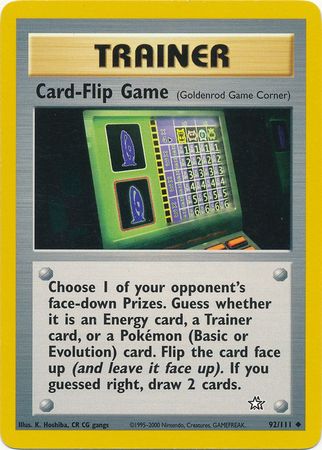 Card-Flip Game (92/111) [Neo Genesis Unlimited] | All Aboard Games
