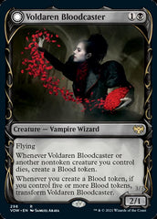 Voldaren Bloodcaster // Bloodbat Summoner (Showcase Fang Frame) [Innistrad: Crimson Vow] | All Aboard Games