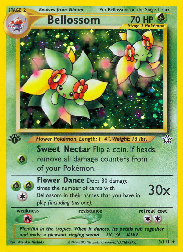 Bellossom (3/111) [Neo Genesis 1st Edition] | All Aboard Games