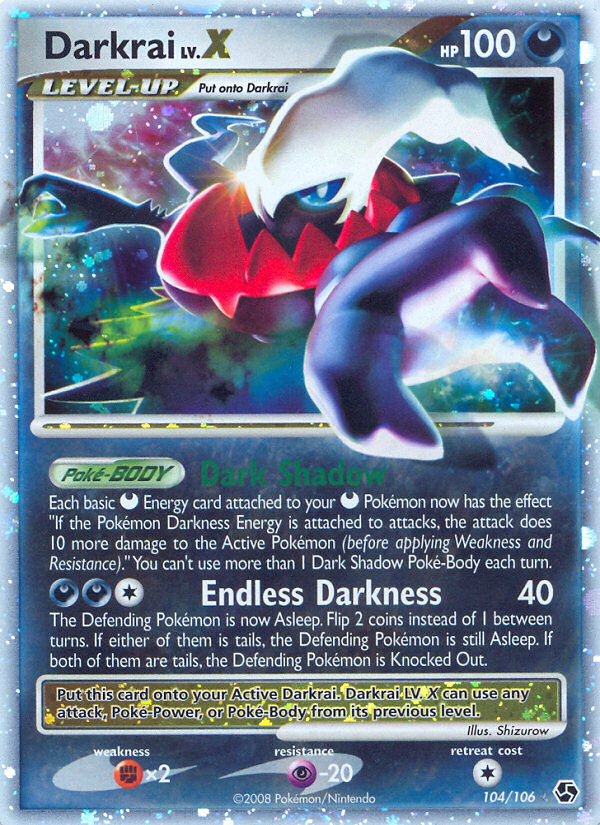 Darkrai LV.X (104/106) [Diamond & Pearl: Great Encounters] | All Aboard Games