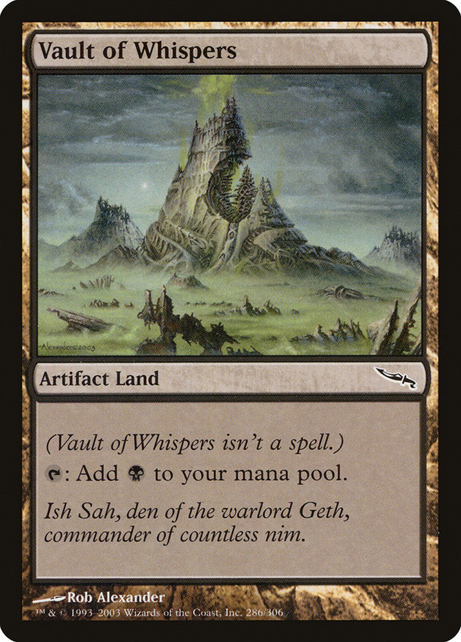 Vault of Whispers [Mirrodin] | All Aboard Games