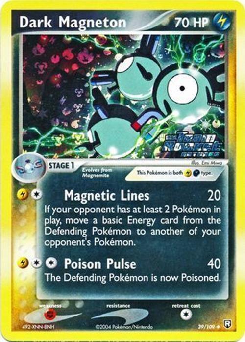 Dark Magneton (39/109) (Stamped) [EX: Team Rocket Returns] | All Aboard Games