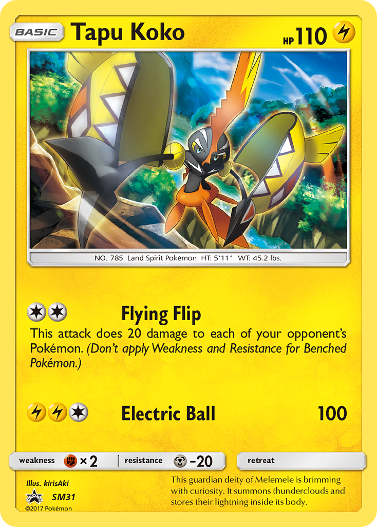 Tapu Koko (SM31) [Sun & Moon: Black Star Promos] | All Aboard Games