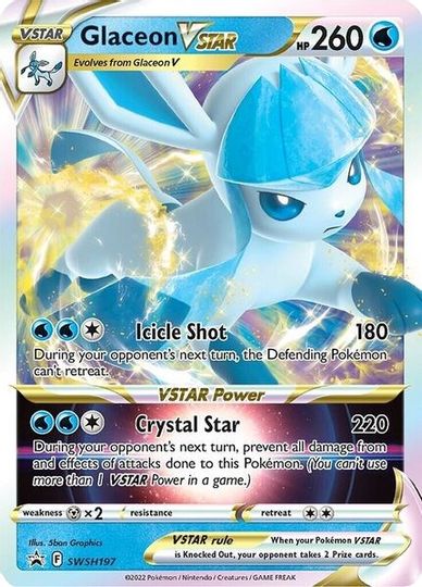 Glaceon VSTAR (SWSH197) [Sword & Shield: Black Star Promos] | All Aboard Games