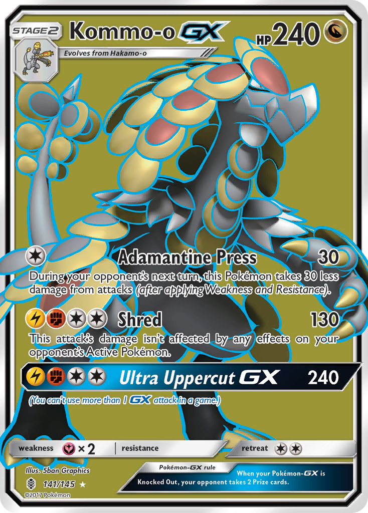 Kommo-o GX (141/145) [Sun & Moon: Guardians Rising] | All Aboard Games