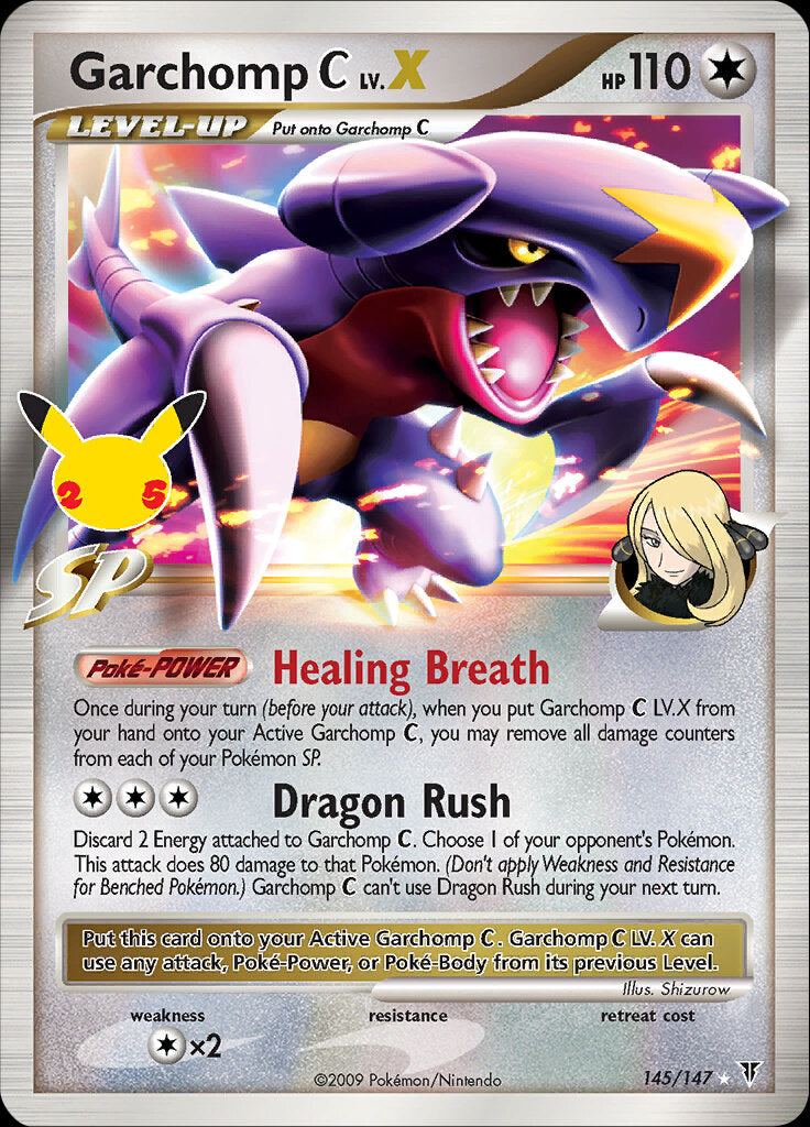 Garchomp C LV.X (145/147) [Celebrations: 25th Anniversary - Classic Collection] | All Aboard Games