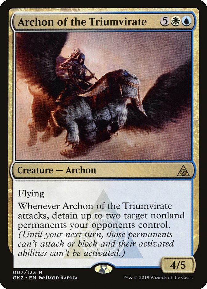 Archon of the Triumvirate [Ravnica Allegiance Guild Kit] | All Aboard Games