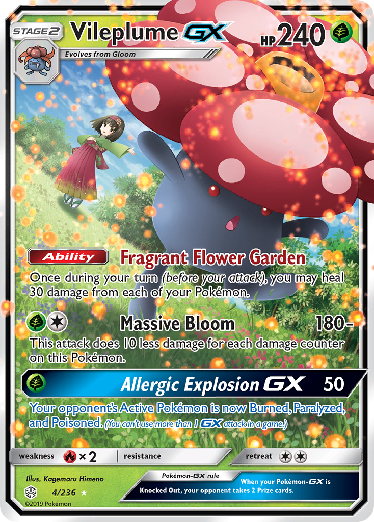 Vileplume GX (4/236) [Sun & Moon: Cosmic Eclipse] | All Aboard Games