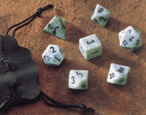 7pc 12mm Dwarven Stones: Green Jade Polyhedral Set - CC02011 | All Aboard Games