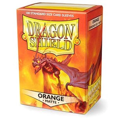 Sleeves - Dragon Shield Matte: Orange | All Aboard Games
