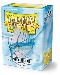 Sleeves - Dragon Shield Matte: Sky Blue | All Aboard Games