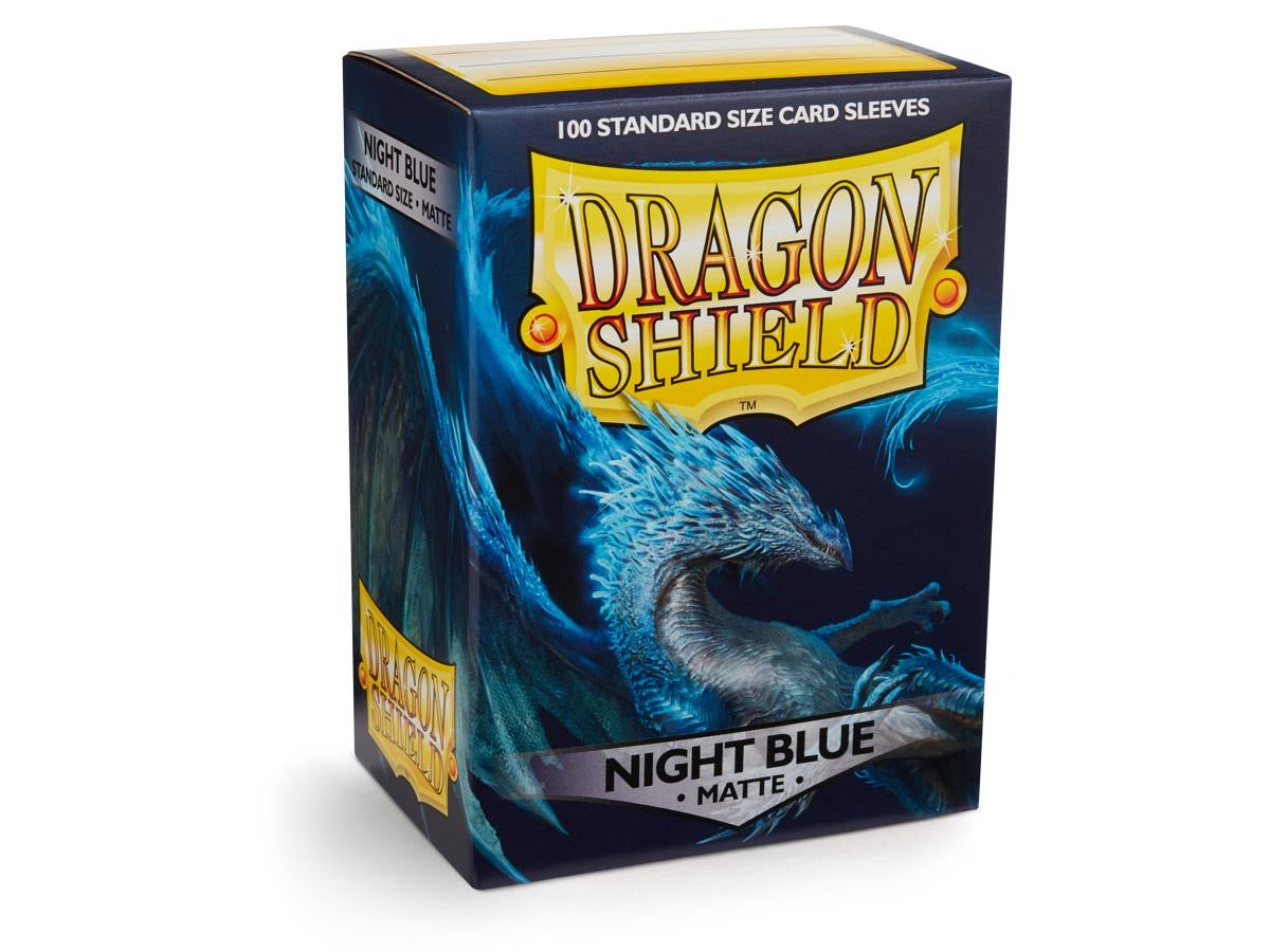 Sleeves - Dragon Shield Matte: Night Blue | All Aboard Games