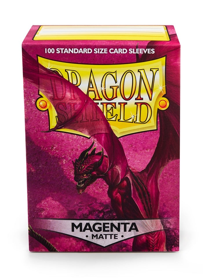Sleeves - Dragon Shield Matte: Magenta | All Aboard Games