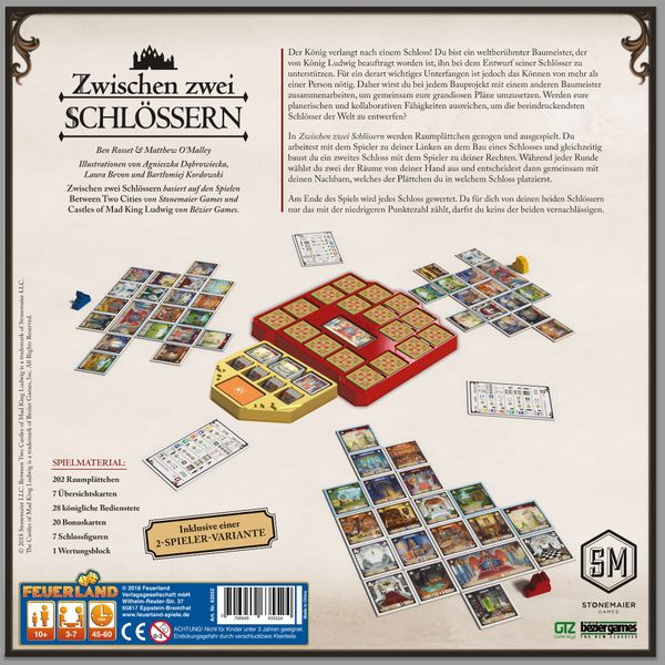 Between Two Castles of Mad King Ludwig | All Aboard Games