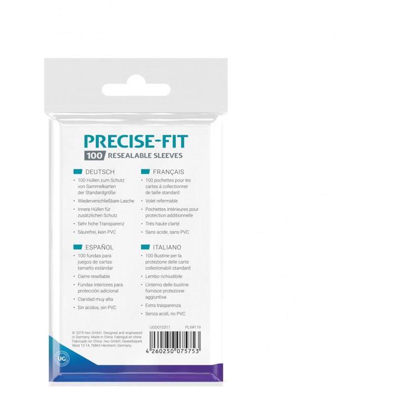 Precise-Fit Resealable Sleeves Standard Size 100ct | All Aboard Games