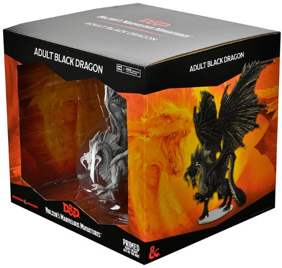 D&D - Nolzur's Marvelous Minatures: Adult Black Dragon | All Aboard Games