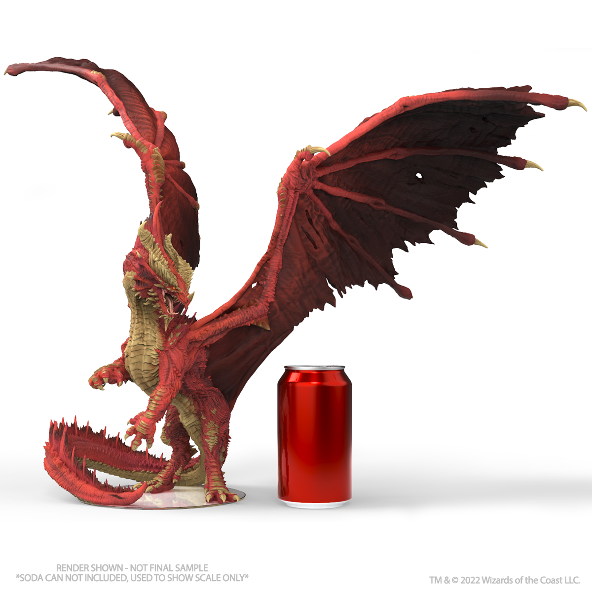 D&D - Icons of the Realms: Balagos, Ancient Red Dragon | All Aboard Games