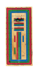 Deluxe Color 3 Track Cribbage | All Aboard Games