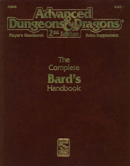 D&D - 2E: The Complete Bard's Handbook | All Aboard Games