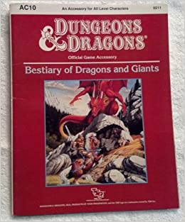 D&D - 1E: Bestiary of Dragons and Giants | All Aboard Games