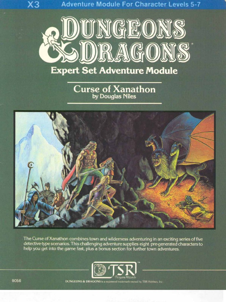 D&D - 1E: Curse of Xanathon | All Aboard Games